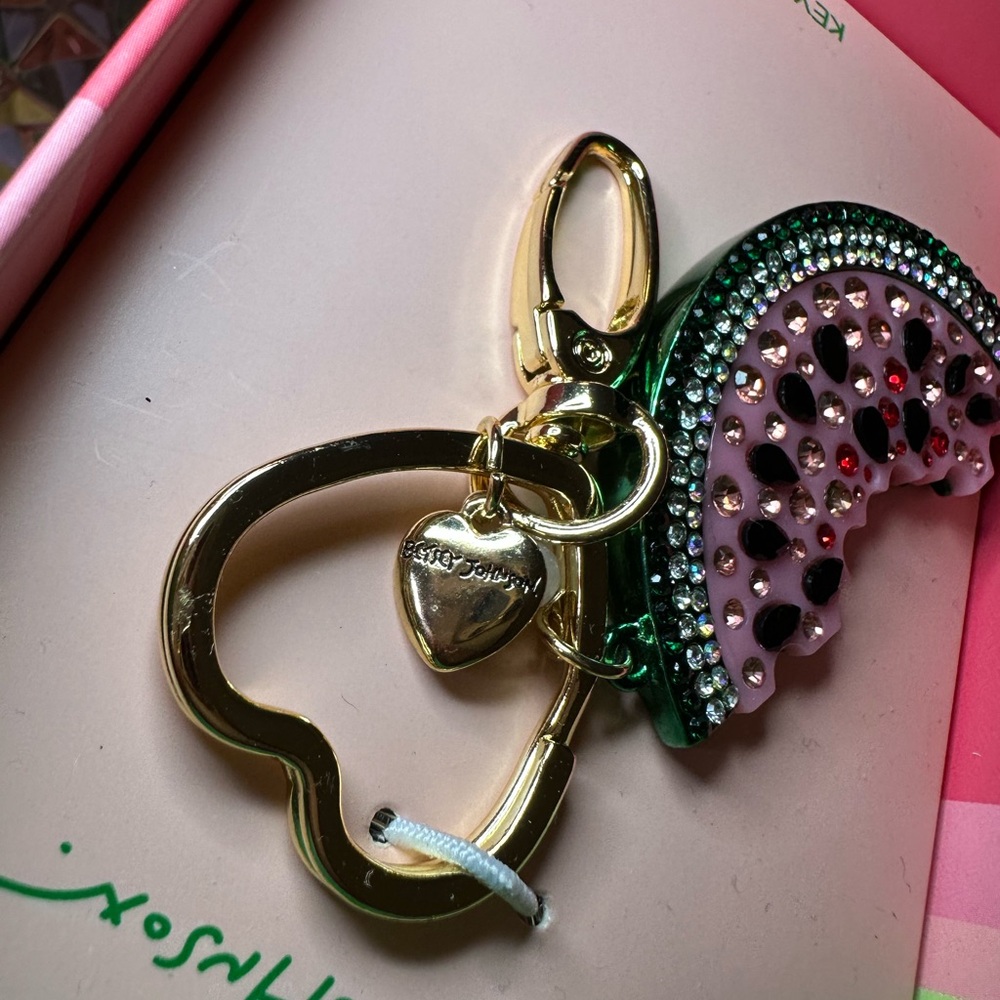 Betsey Johnson Watermelon Bag Keychain 🍉 - Picture 5 of 8